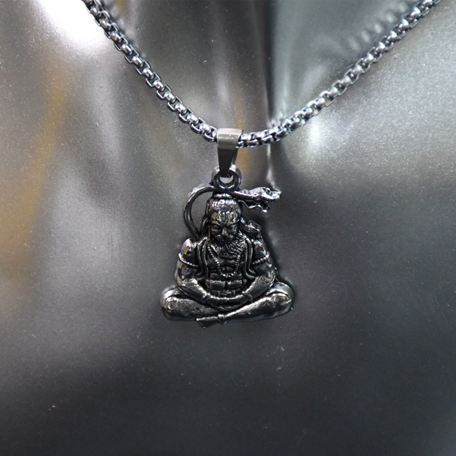 Hanuman Ji Pendant / Chain, Religious Jewellery for Men and Women (1 Pc) Hanuman Ji Pendant / Chain, Religious Jewellery for Men and Women (1 Pc)